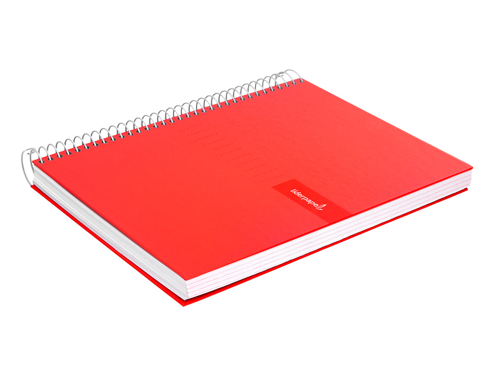 CUADERNO ESPIRAL LIDERPAPEL A5 CRAFTY TAPA FORRADA 80H 90GR CUADRO 5 MM CON MARGEN COLORES SURTIDOS