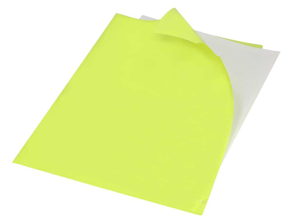 CARPETA LIDERPAPEL DOSSIER UERO POLIPROPILENO DIN A4 AMARILLO FLUOR OPACO 20 HOJAS