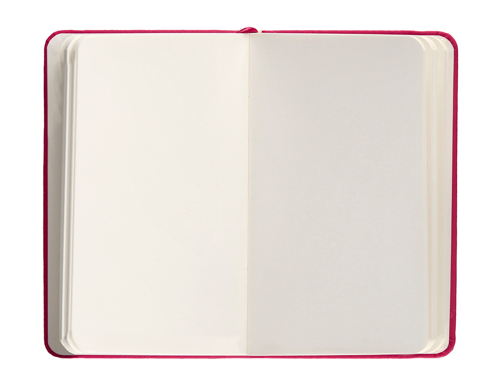 CUADERNO CON GOMILLA ANTARTIK NOTES TAPA DURA A6 HOJAS LISAS BURDEOS 100 HOJAS 80 GR FSC