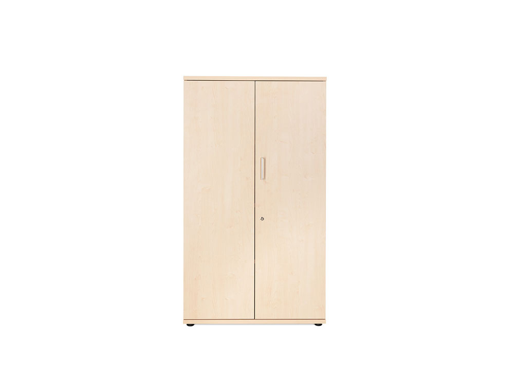 ARMARIO ROCADA CON 3 ESTANTES Y DOS PUERTAS ENTERAS SERIE STORE 156X90X45 ACABADO AA01 HAYA/HAYA