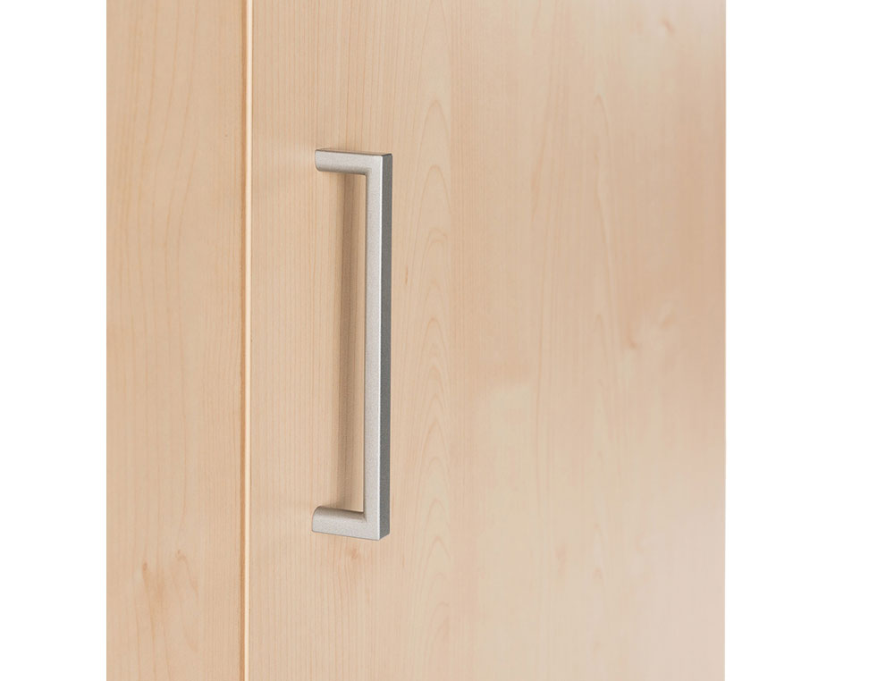 ARMARIO ROCADA CON 3 ESTANTES Y DOS PUERTAS ENTERAS SERIE STORE 156X90X45 ACABADO AA01 HAYA/HAYA