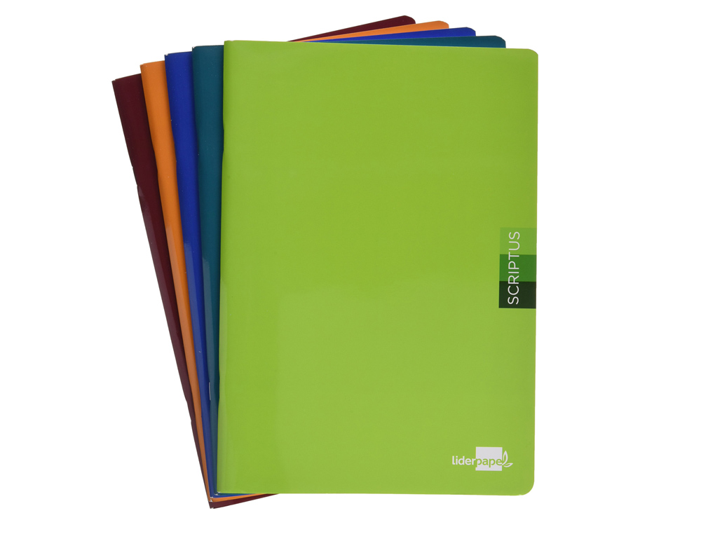 LIBRETA LIDERPAPEL SCRIPTUS A4 48 HOJAS 90GR LISO SIN MARGEN